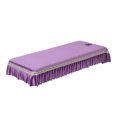 thumbnail image 1 of Sheet Cover for Spa Massage Velvet Fabric - - Lilac-Style 2, 1 of 3