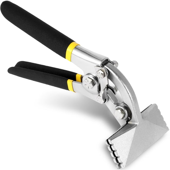 Sheet Metal Bender 3inch Alloy Steel Sheet Metal Hand Seamer Straight Jaw Metal Bending Tool Portable Metal Flattening Pliers Manual Metal Clamp Plier for Sheet Metal