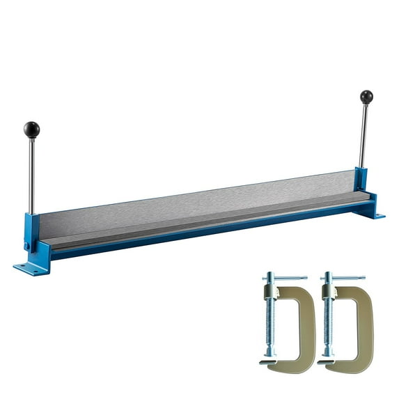 Sheet Metal Brake 36 Inch 915 mm Length Portable Metal Bender Metal Bending Brake Rolling Folding Machine with 2 C-shaped Clamps