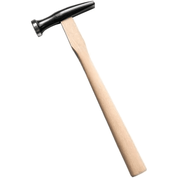 Sheet Metal Hammer 15.5 oz, Heavy Duty Forged Japanese Steel Head, Tinners Hammer Hand Tool for Flattening Metal, Wood Handle, Made in JAPAN$$Tools & Hardware Other