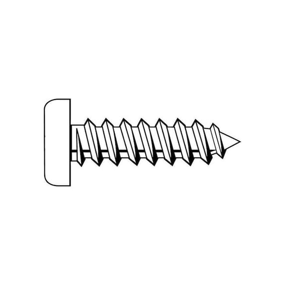 Manufacturer Varies Scrw Sz #8,2R,Zinc,1.5"L,PK100 SMQPI0-801500-100P