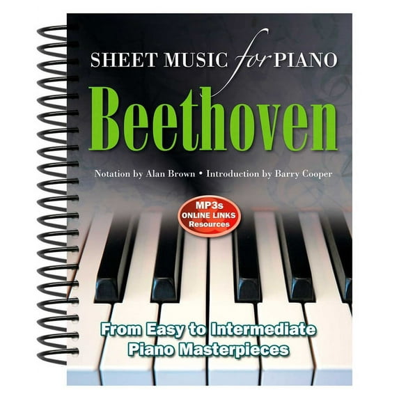 Sheet Music: Beethoven: Sheet Music for Piano : From Easy to Advanced; Over 25 masterpieces (Other)
