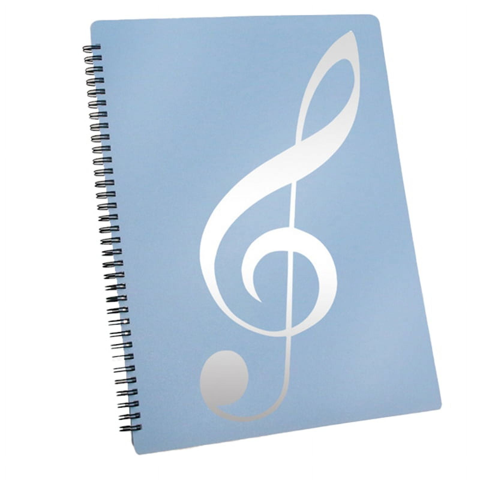 Sheet Music Folder, 60 Pages Capacity, Sheet Music Binder/Holder,Fits