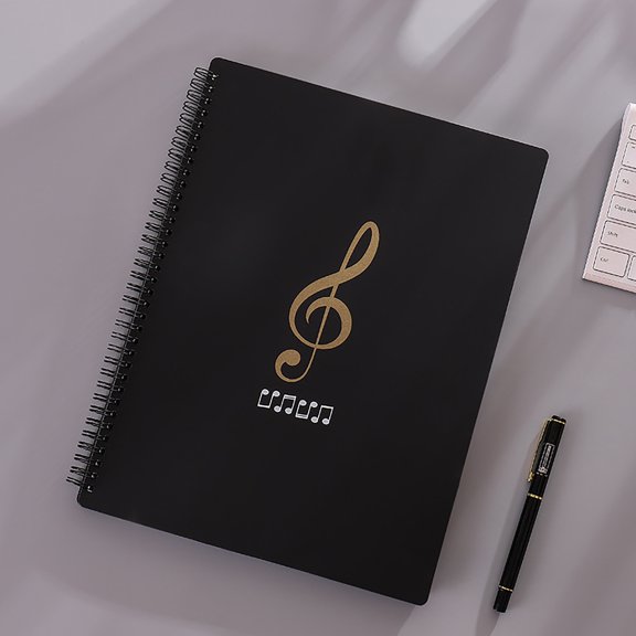 Sheet Music Folder With 20 Pages For Concert Choir And Document Storage - Style B
