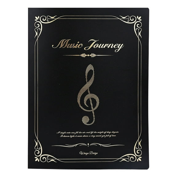Sheet Music Folder with Writable Surface, Choir Music Organizer for Performances And Rehearsals, Letter Size Music Holder