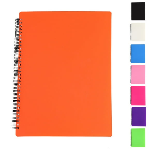 Sheet Music Folders Dual Use Music Holder Store Pages 30 Protective Sleeves Music with Binding Stays Opens and Lays Flat Solid Orange 12.5 In