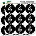 thumbnail image 1 of Sheet Music Treble Clef Black Music 18 2" Planner Calendar Scrapbooking Crafting Stickers, 1 of 2