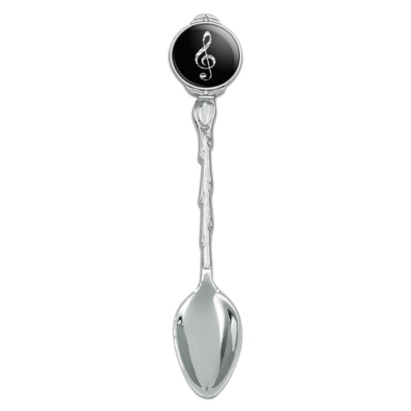 Sheet Music Treble Clef Music Novelty Collectible Demitasse Tea Coffee Spoon