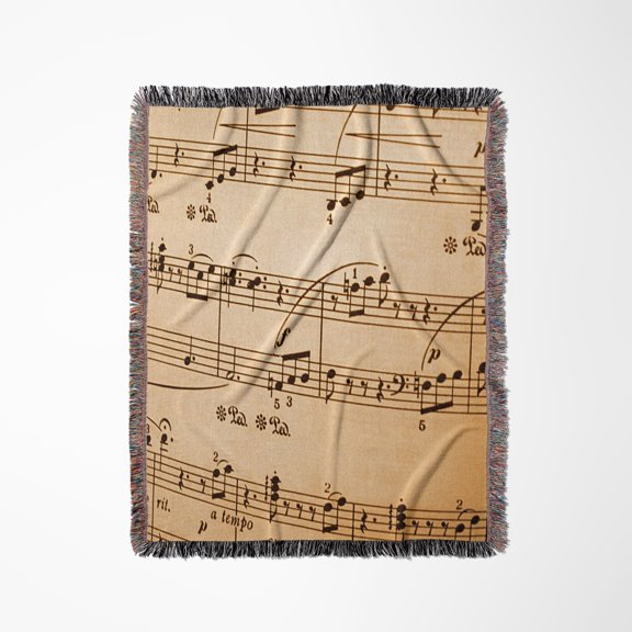Sheet Music, Woven Blanket