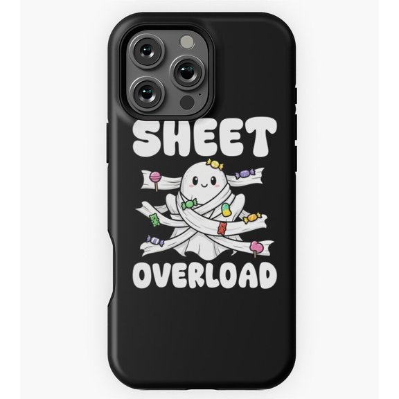 Sheet Overload Ghost Halloween GA2365 Phone Case for iPhone 11 to 17 Pro Max