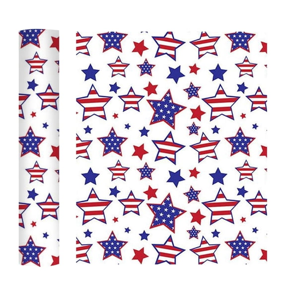Sheet Patriotic Heat Transfer Vinyl Stickers 4th of July Iron on Vinyl HTV Patches American Flag Pattern Iron on Transfers Stickers for Independence Day Fabric T-Shirts Hat Bag DIY Crafts