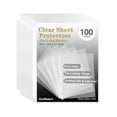 Sheet Protectors 8.5 x11 Inch, 100 Pack Page Protectors for 3 Ring