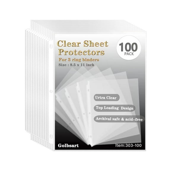 Plastic 3 Ring Binder Sleeves