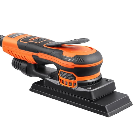 Sheet Sander 3/8" Brushless 10000RPM Var w/10 Sandpapers & Vac Adapter