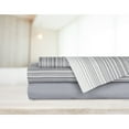 thumbnail image 1 of Sheet Set 3PC T Solid Strip Grey, 1 of 3