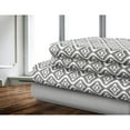 thumbnail image 1 of Sheet Set 4PC K Ikat Printed Solid Grey, 1 of 2