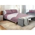 thumbnail image 1 of Sheet Set 4PC K Reversible Sateen Burgundy, 1 of 2