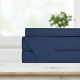 thumbnail image 1 of Sheet Set 4PC Q Solid Navy, 1 of 3