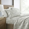 thumbnail image 1 of Ultra Soft and Breathable - Bed Sheets Set - Patterned Distressed Willow Harbour Mist Full Size Bedding by Comfort Canopy, 1 of 10