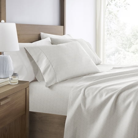 Ultra Soft and Breathable - Bed Sheets Set - Patterned Modern Circles Light Gray California King Size Bedding by Comfort Canopy
