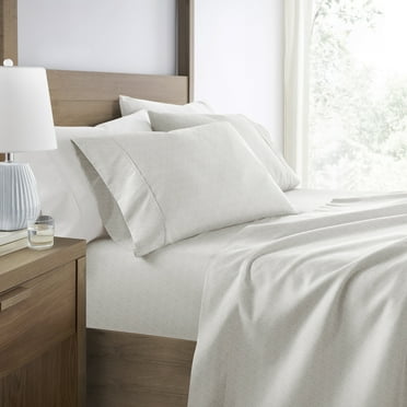 Sheet Set Patterned Microfiber Ultra Soft Bedding in Modern Circles