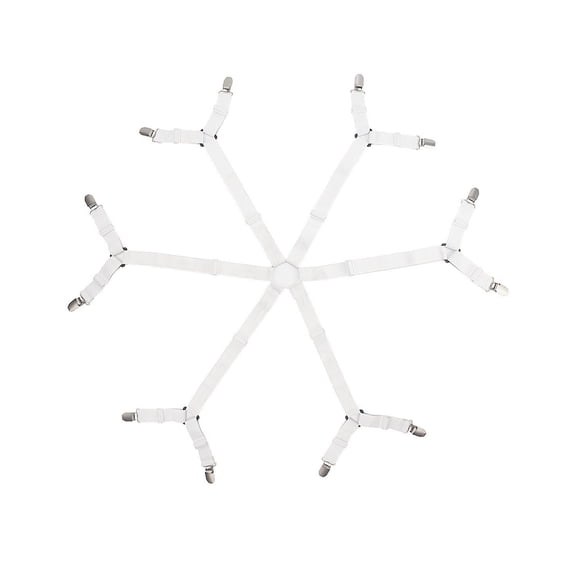 Sheet Straps for Bed, Adjustable Sheet Holders with Elastic Nylon, Sleep for Mattress Pad Cover