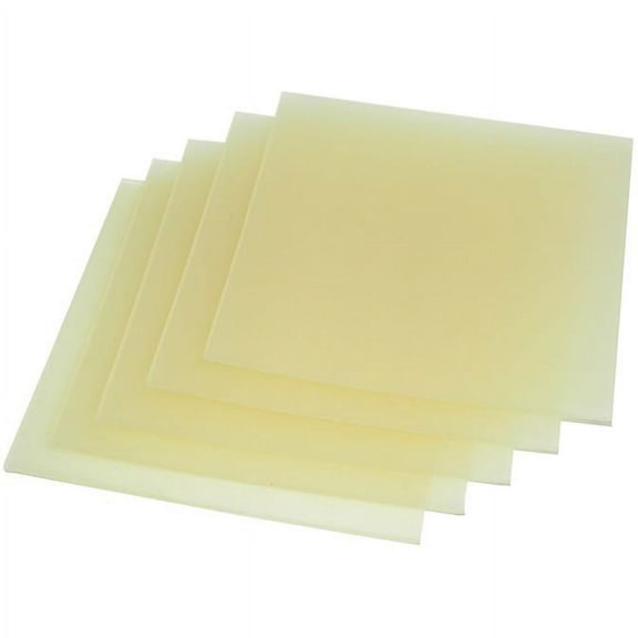 Sheet Wax, Translucent, 4" x 4", 20 Gauge, Item No. 21.414