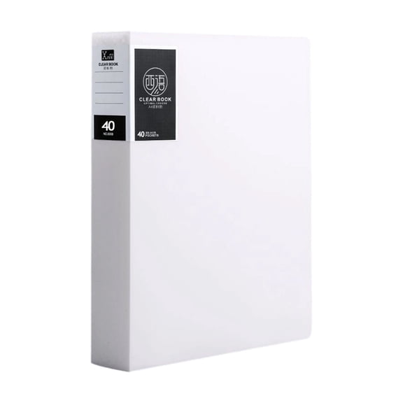 Sheet brochure, multi-layer transparent insert folder, 40 pages