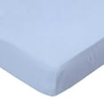 thumbnail image 1 of SheetWorld 100% Cotton Flannel Crib Sheet Set 28 x 52, Flannel FS4 - Blue - Includes Fitted, Flat, & Baby Pillow Case, 1 of 4
