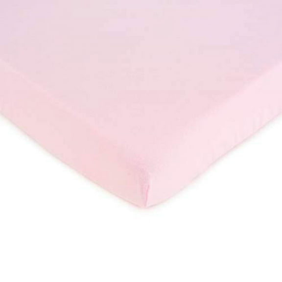 SheetWorld 100% Cotton Jersey Crib Sheet Set 28 x 52, Hot Pink - Includes Fitted, Flat, & Baby Pillow Case