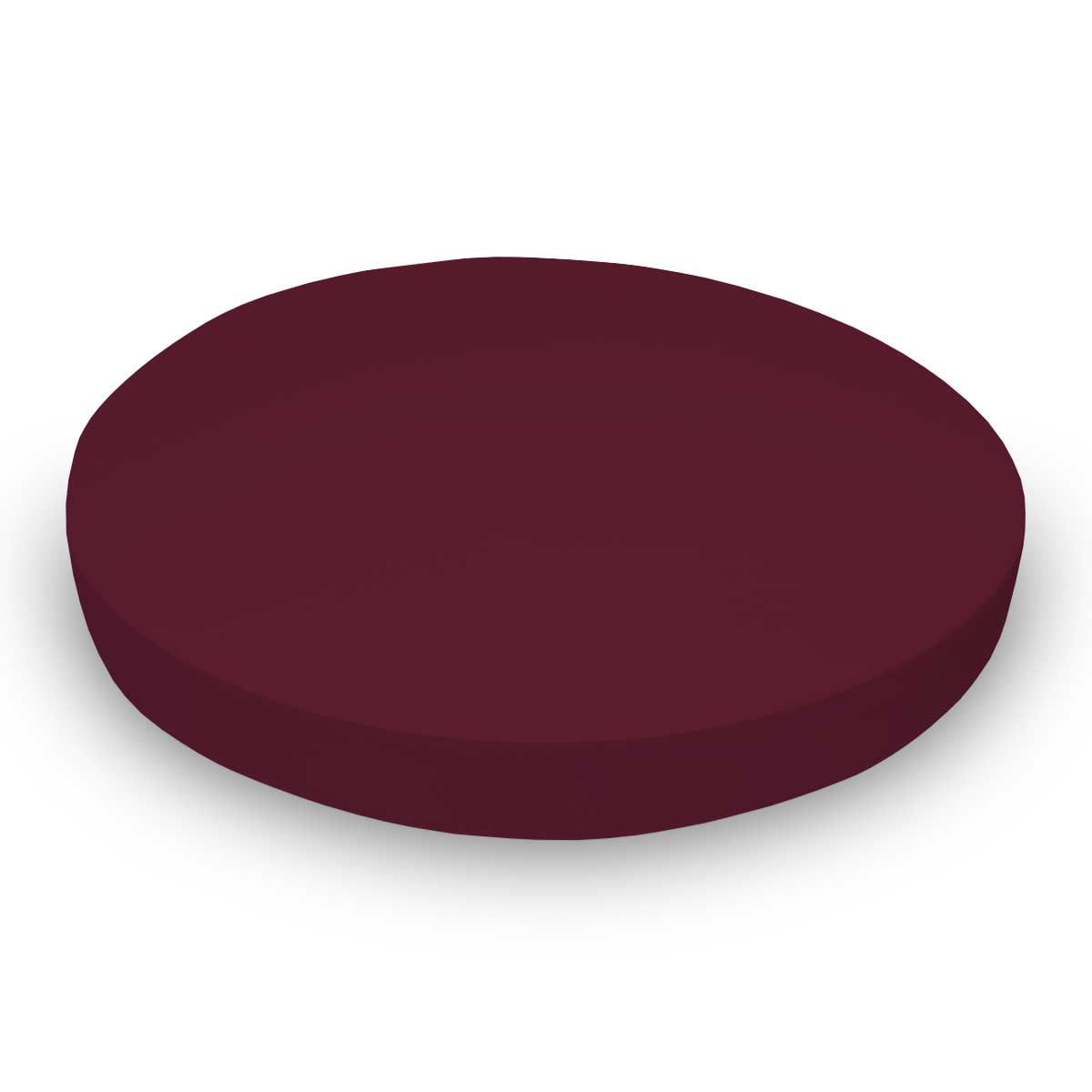 SheetWorld 100% Cotton Jersey Round Crib Sheet, Burgundy, 42 x 42