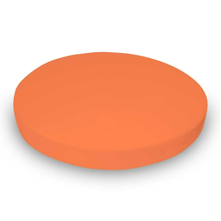 SheetWorld 100 Cotton Jersey Round Crib Sheet Burnt Orange 42 x 42