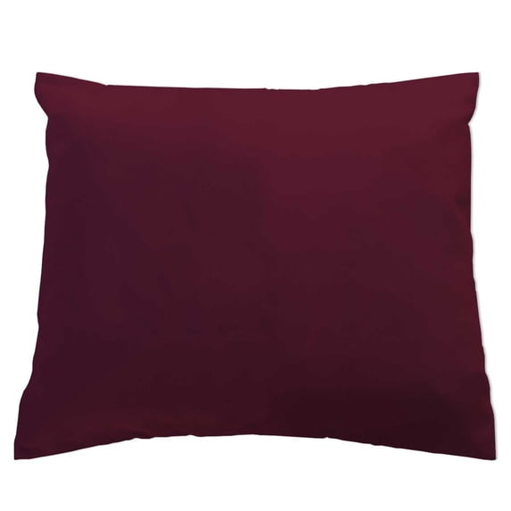SheetWorld Crib Toddler Pillow Case, 100% Cotton Jersey Knit, Burgundy Jersey Knit, 13 x 17