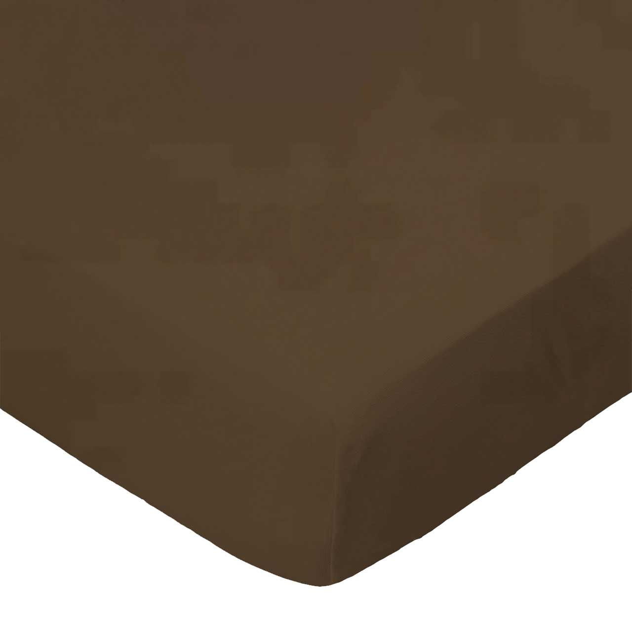 SheetWorld Fitted 100% Cotton Flannel Cradle Sheet 18 x 36, Flannel - Brown