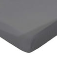 thumbnail image 1 of SheetWorld Fitted 100% Cotton Flannel Cradle Sheet 18 x 36, Flannel - Dark Grey, 1 of 4