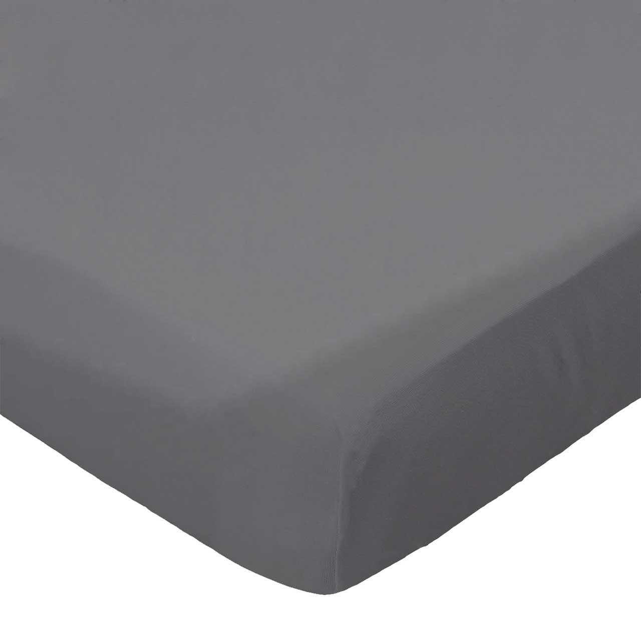 SheetWorld Fitted 100% Cotton Flannel Pack N Play Sheet 29 x 42, Flannel - Dark Grey