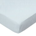 thumbnail image 1 of SheetWorld Fitted 100% Cotton Jersey Cradle Sheet 18 x 36, Blue Gingham, 1 of 4