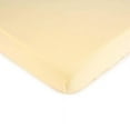 thumbnail image 1 of SheetWorld Fitted 100% Cotton Jersey Cradle Sheet 18 x 36, Soft Yellow, 1 of 5