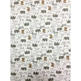 thumbnail image 1 of SheetWorld Fitted 100% Cotton Jersey Oval Crib Sheet, Fits Stokke Sleepi 26 x 47, Baby Animals, 1 of 3