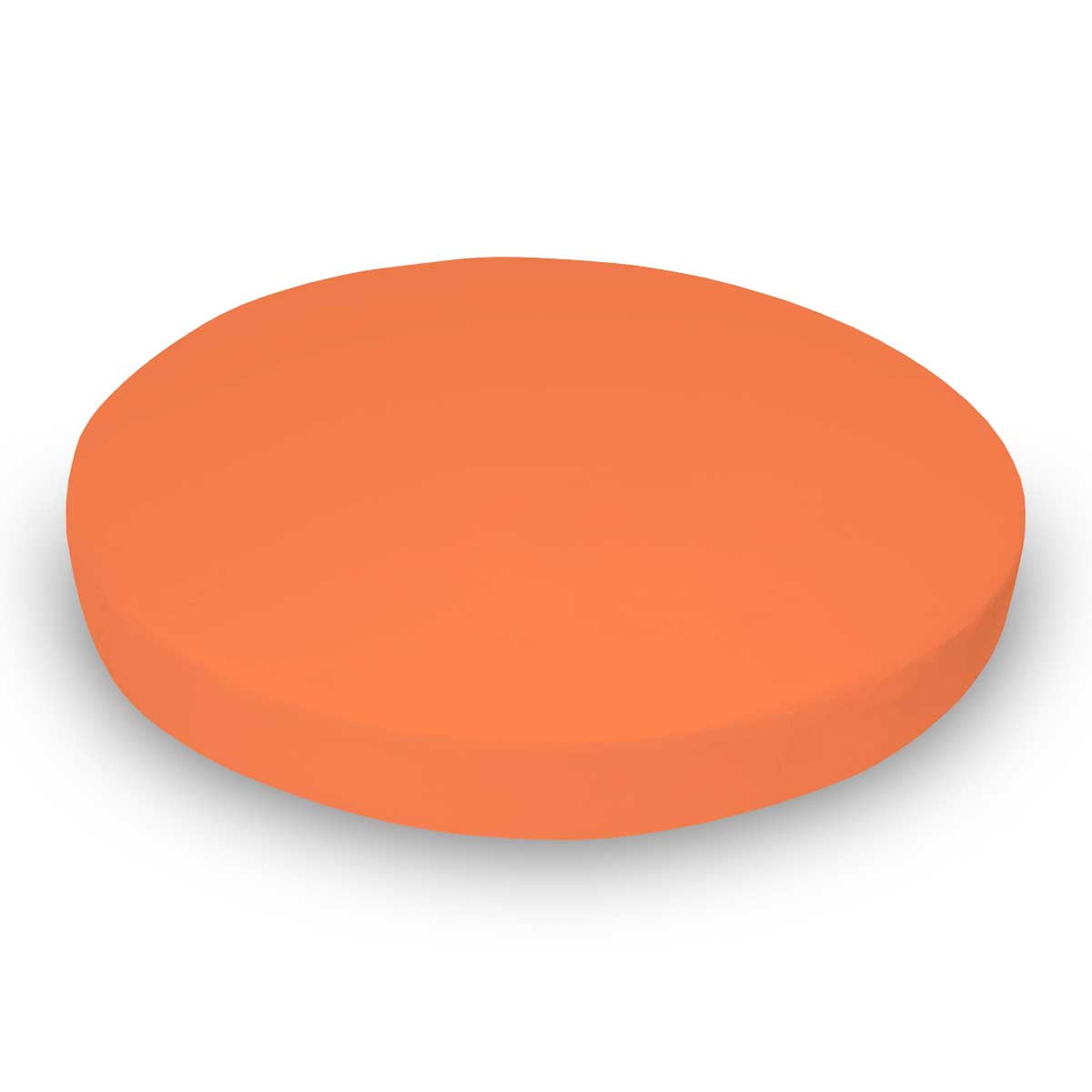 SheetWorld Fitted 100% Cotton Jersey Oval Crib Sheet, Fits Stokke Sleepi 26 x 47, Burnt Orange