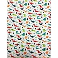 thumbnail image 1 of SheetWorld Fitted 100% Cotton Jersey Oval Crib Sheet, Fits Stokke Sleepi 26 x 47, Dinosaurs, 1 of 3