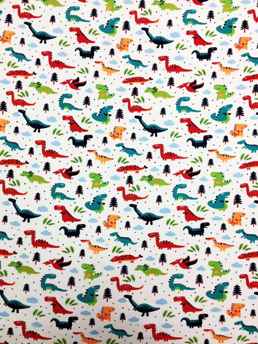 SheetWorld Fitted 100% Cotton Jersey Pack N Play Sheet 29 x 42, Dinosaurs