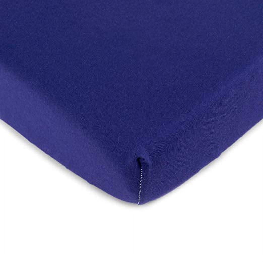 SheetWorld Fitted 100% Cotton Jersey Pack N Play Sheet Fits Graco 27 x 39, Purple