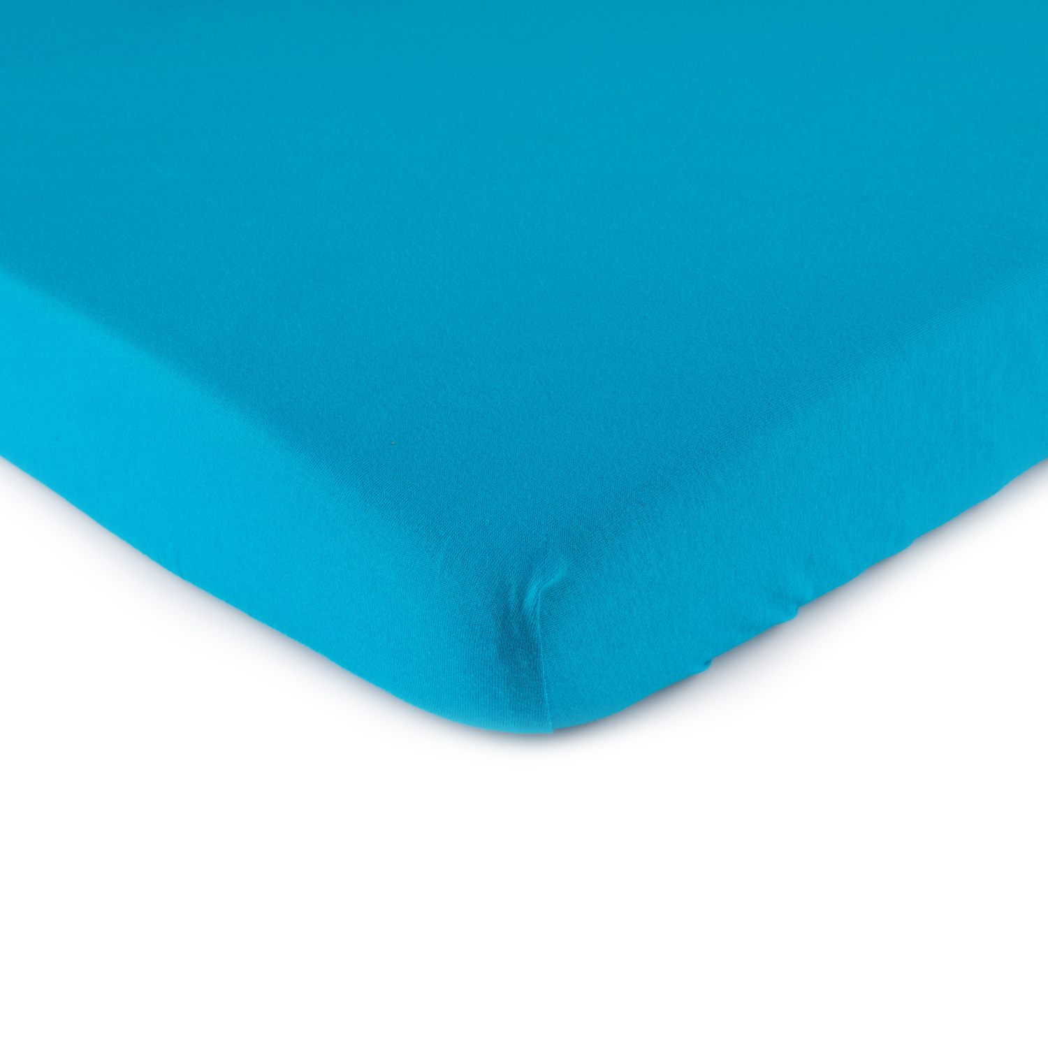 SheetWorld Fitted 100% Cotton Jersey Pack N Play Sheet Fits Graco Square Play Yard 36 x 36, Turquoise - image 1 of 7