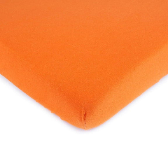 SheetWorld Fitted 100% Cotton Jersey Square Play Yard Sheet Fits Joovy 38 x 38, Burnt Orange