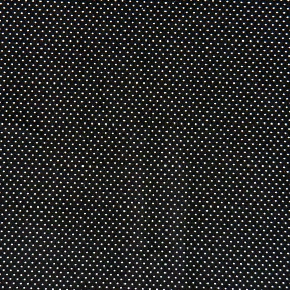 SheetWorld Fitted 100% Cotton Percale Bassinet Sheet 15 x 33, Pindots Black