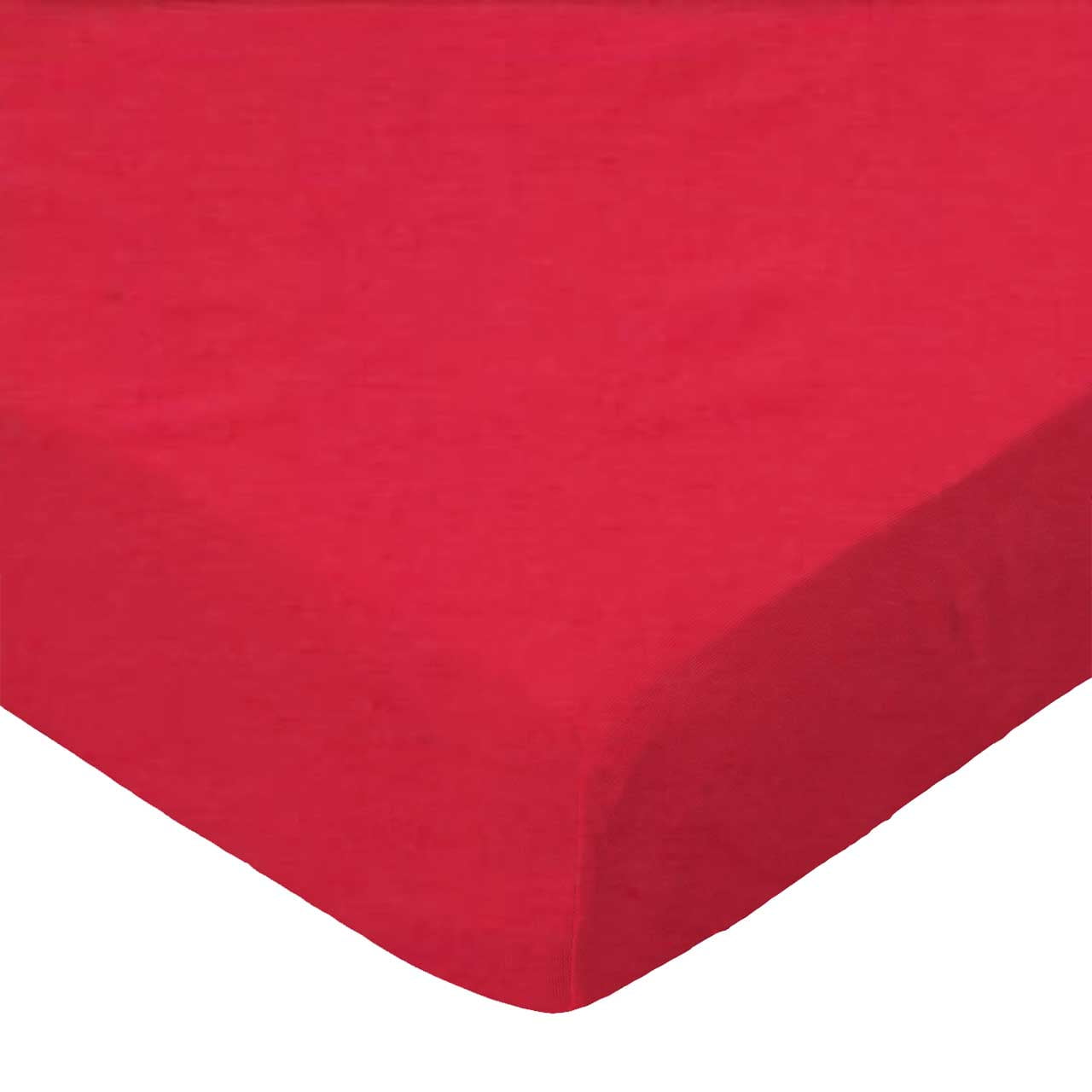 SheetWorld Fitted 100% Cotton Percale Cradle Sheet 18 x 36, Solid Red Woven