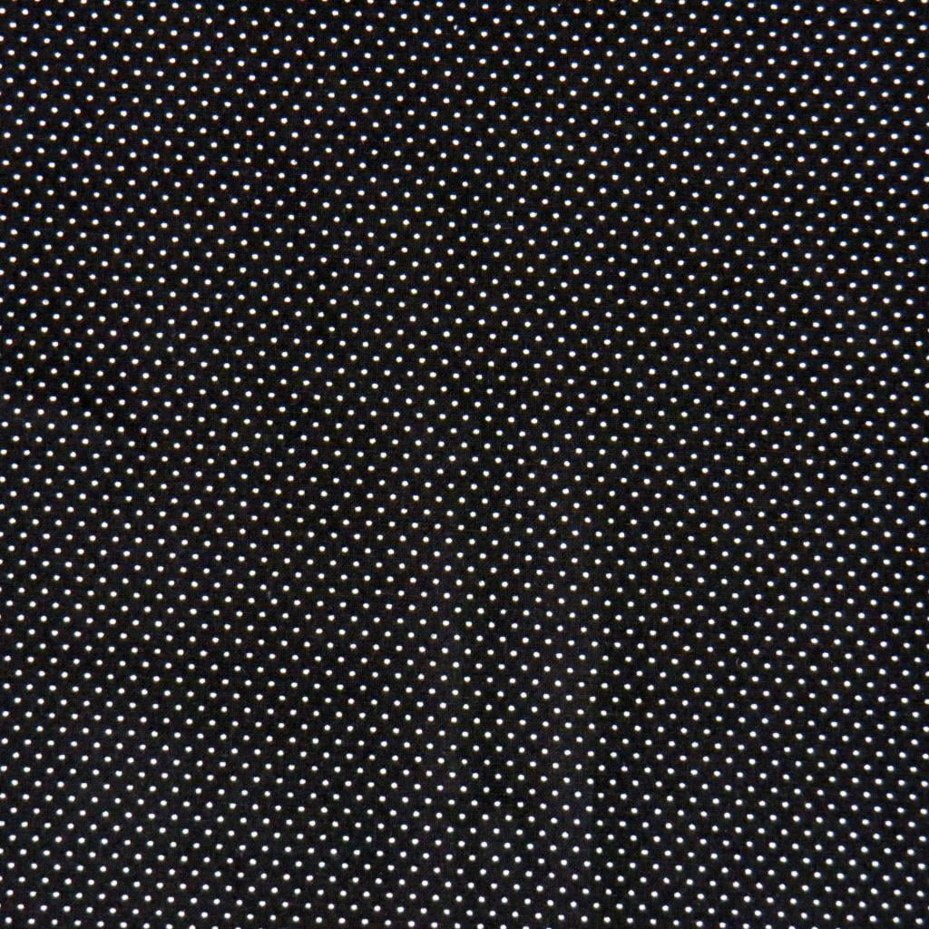 SheetWorld Fitted 100% Cotton Percale Oval Crib Sheet, Fits Stokke Sleepi 26 x 47, Pindots Black