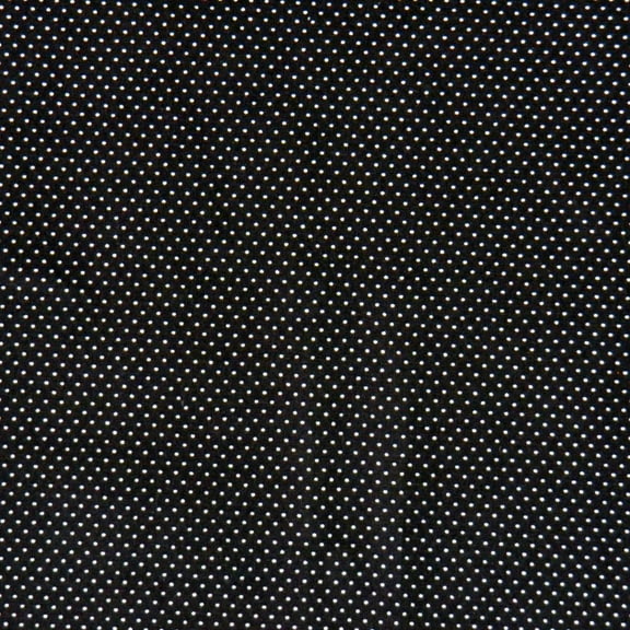 SheetWorld Fitted 100% Cotton Percale Oval Crib Sheet, Fits Stokke Sleepi 26 x 47, Pindots Black