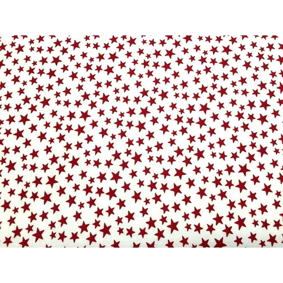 SheetWorld Fitted 100% Cotton Percale Oval Crib Sheet, Fits Stokke Sleepi 26 x 47, Red Stars